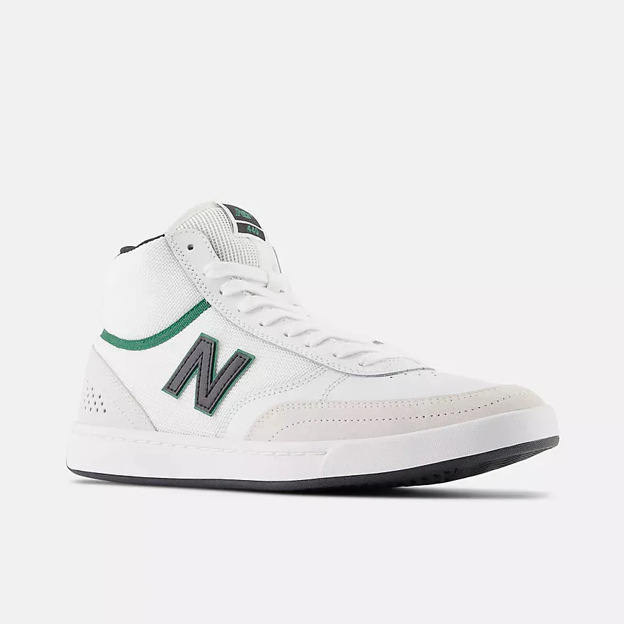 New Balance Numeric 440 High White Black Green Shoes