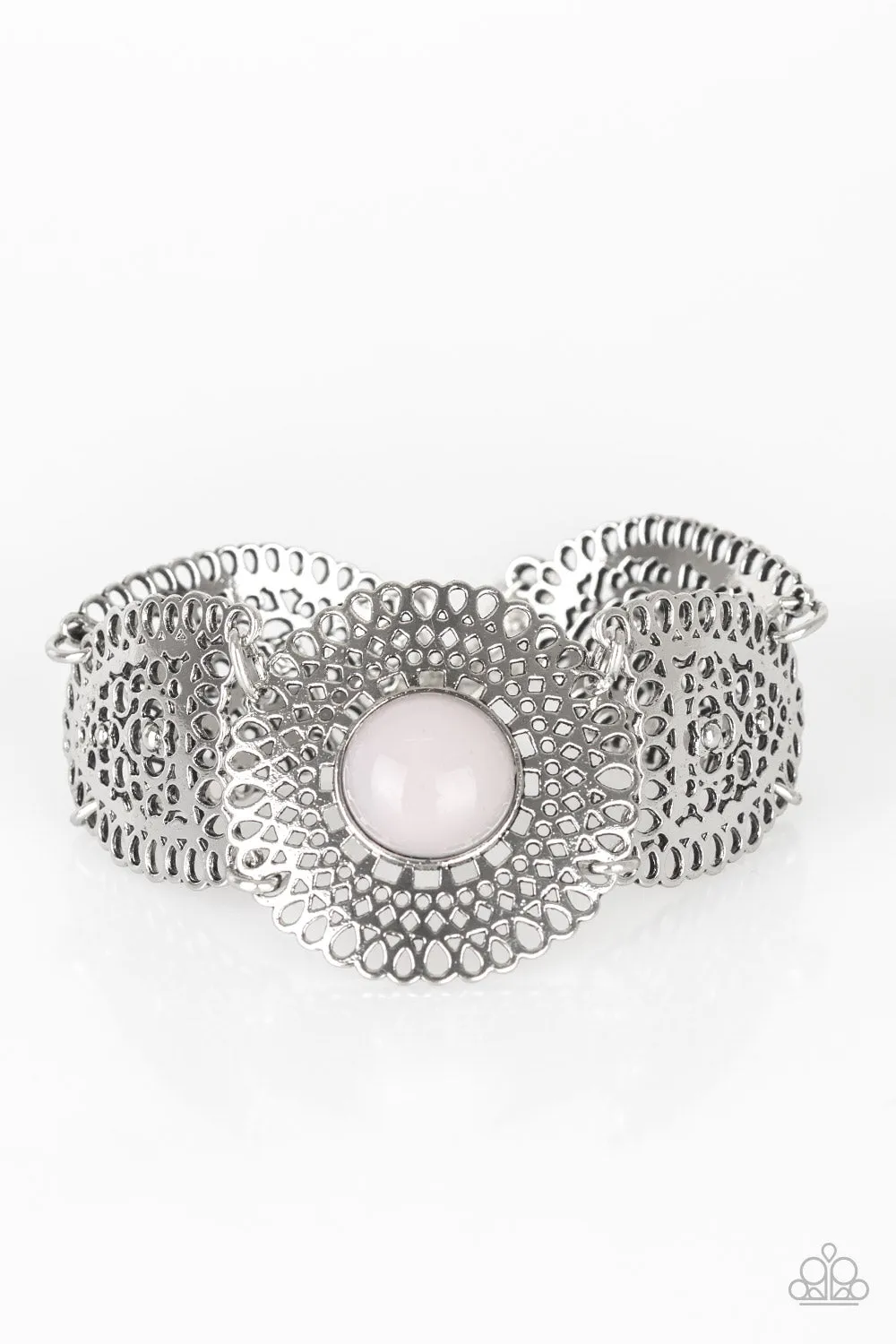 Open Door Jewelry - Avant-VANGUARD - Silver Bracelet - Paparazzi Accessories