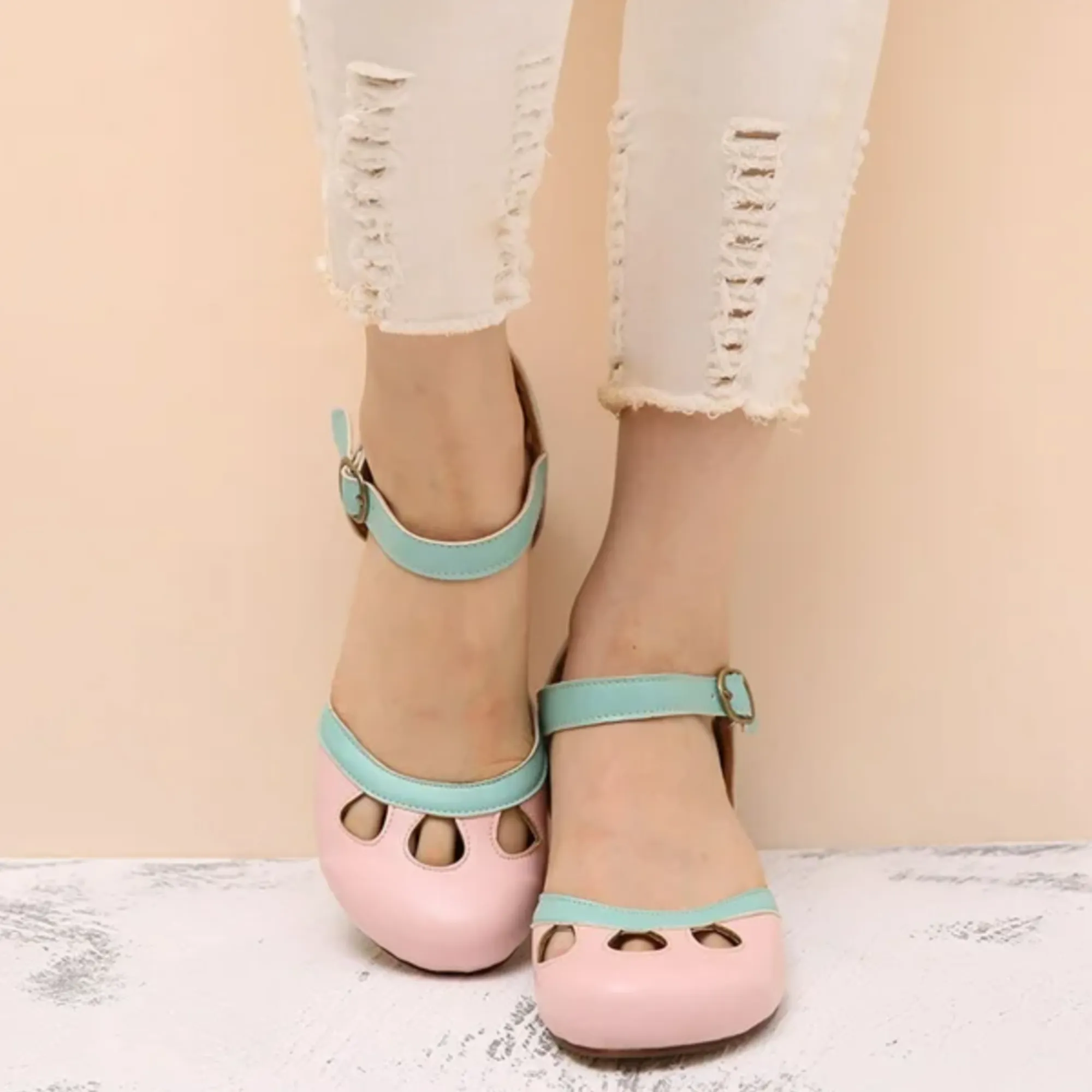 Patti | Comfortable Low-Heeled Sandals