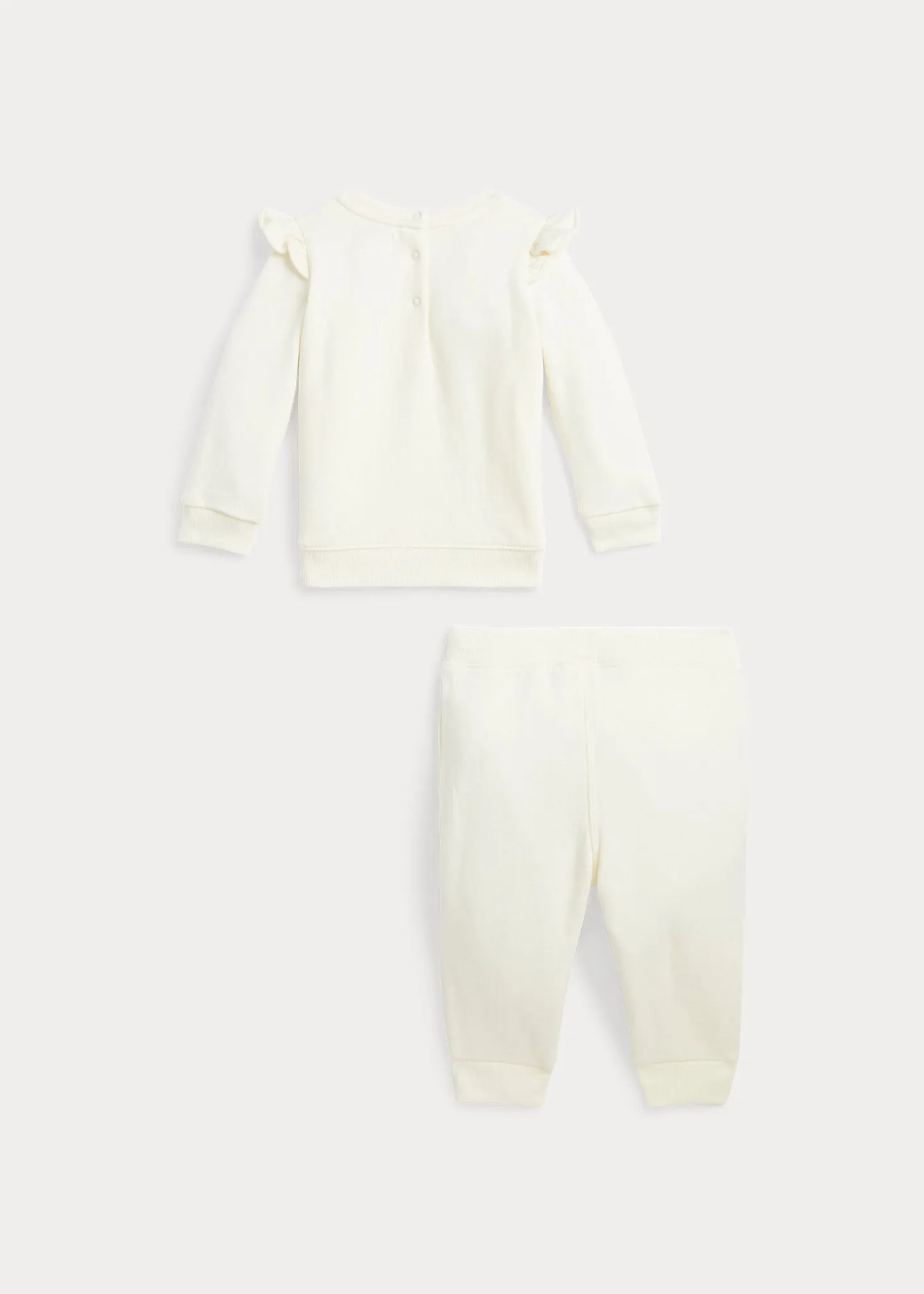 Ralph Lauren - Cream jogging set, Signature bear front print