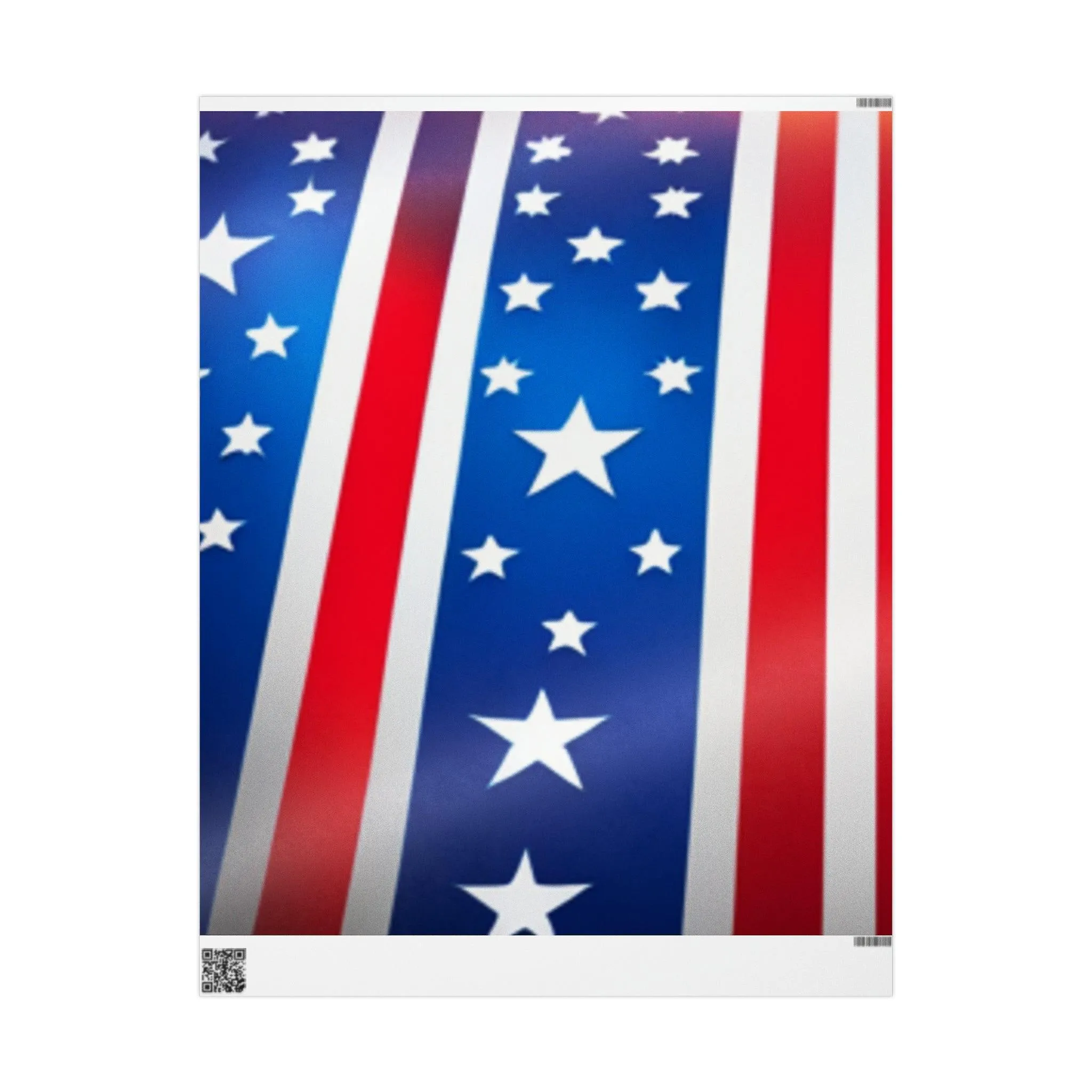 Red White and Blue Patriotic Wrapping Papers
