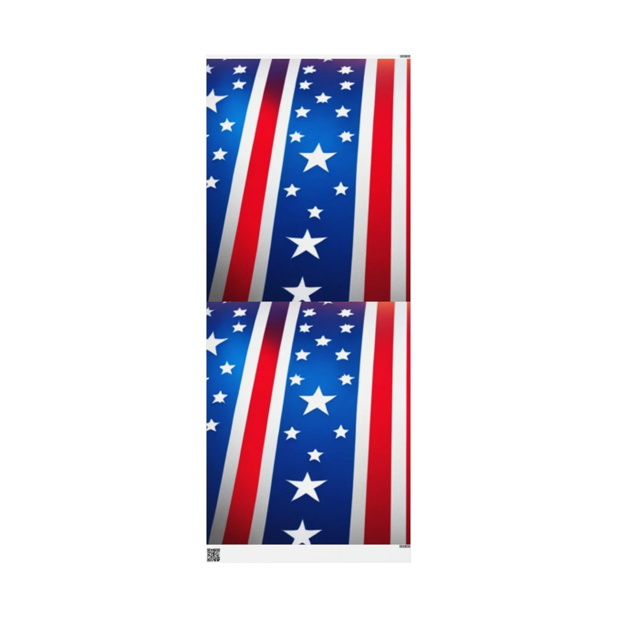 Red White and Blue Patriotic Wrapping Papers