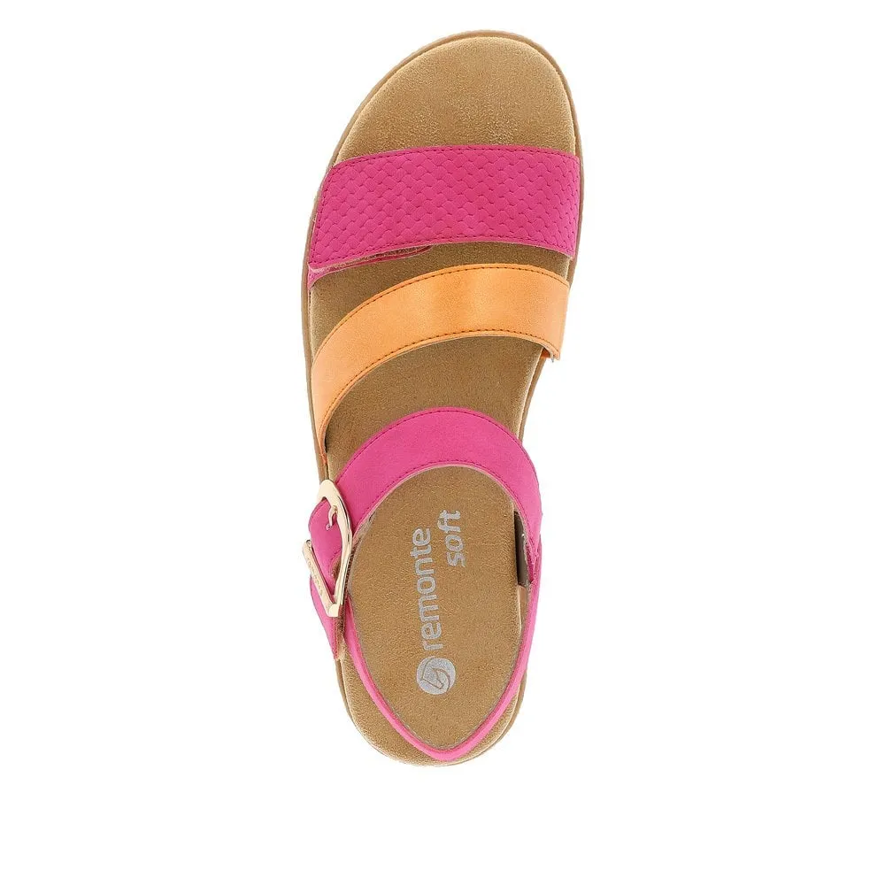 Remonte Sandals D0Q55 Ladies Shoes Pink
