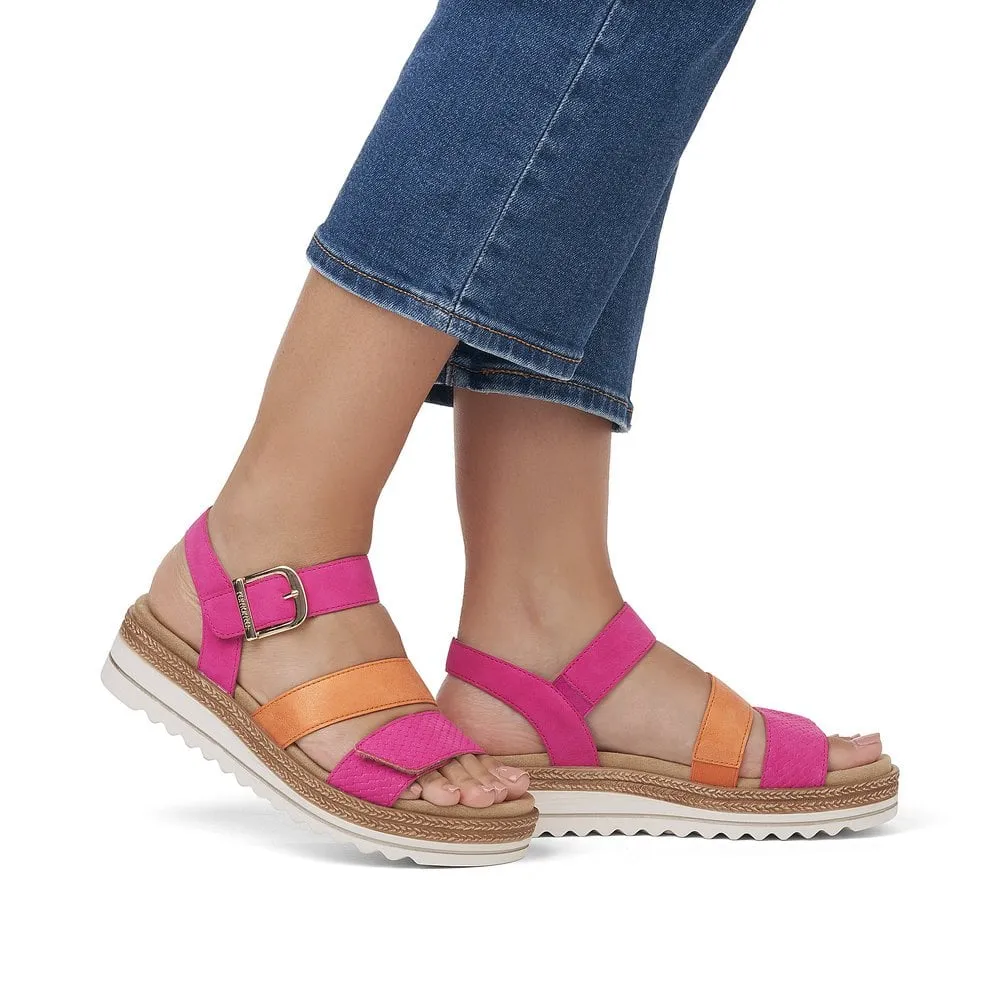 Remonte Sandals D0Q55 Ladies Shoes Pink