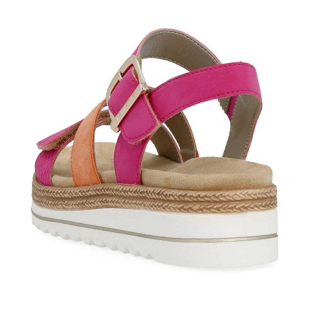 Remonte Sandals D0Q55 Ladies Shoes Pink