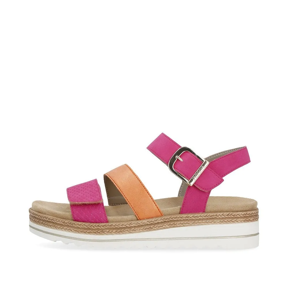 Remonte Sandals D0Q55 Ladies Shoes Pink