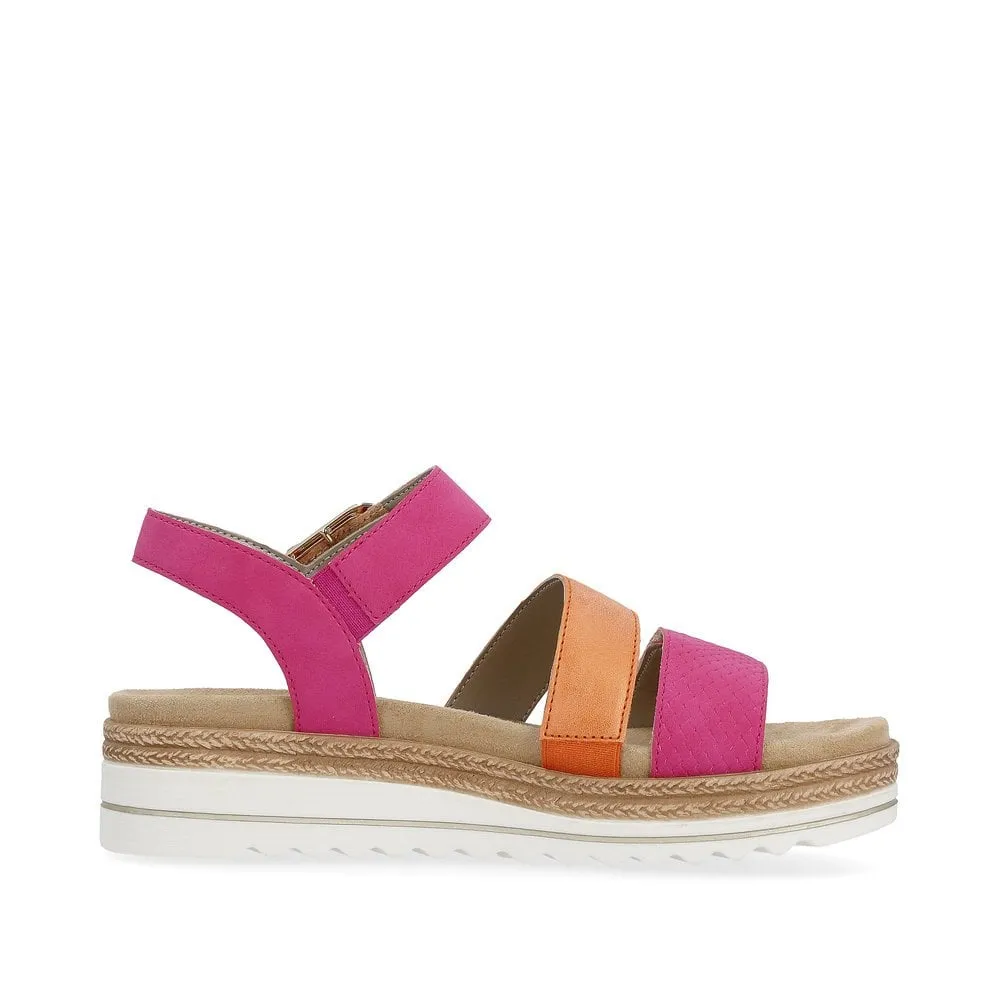 Remonte Sandals D0Q55 Ladies Shoes Pink