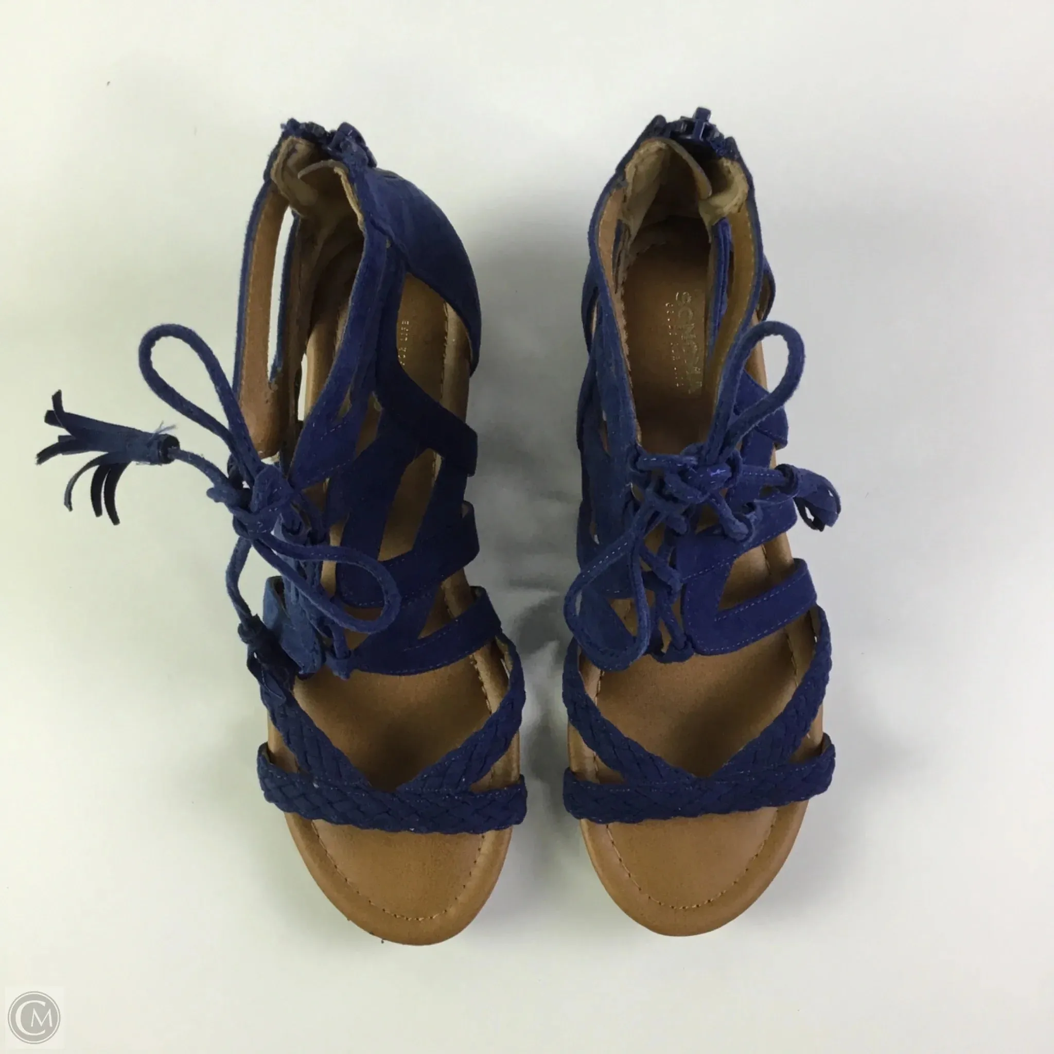 Sandals Flats By Sonoma In Blue, Size: 6
