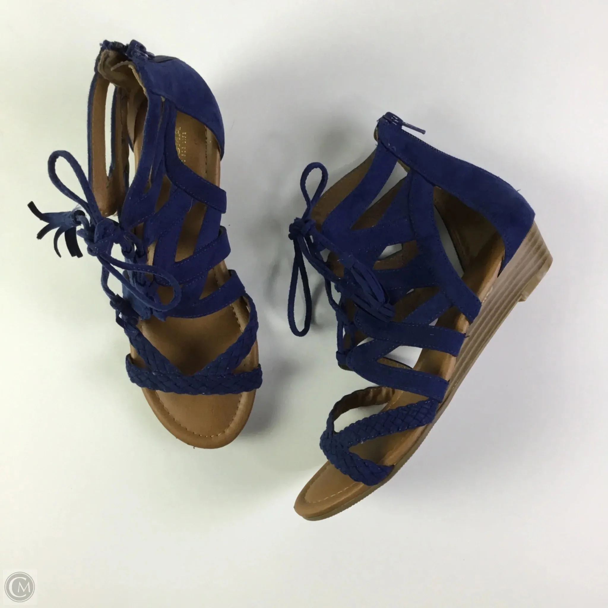 Sandals Flats By Sonoma In Blue, Size: 6