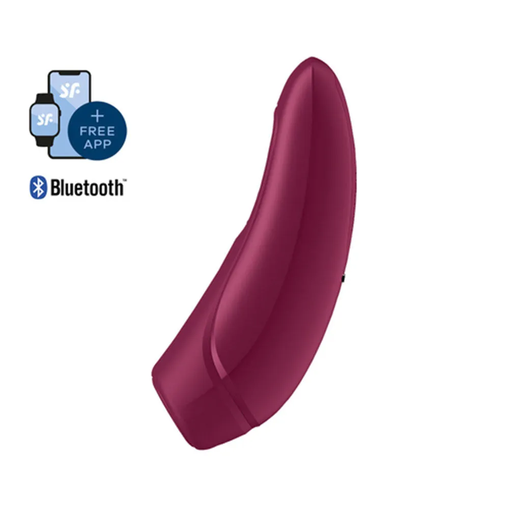 Satisfyer Curvy 1 Plus App-Enabled Rose Red