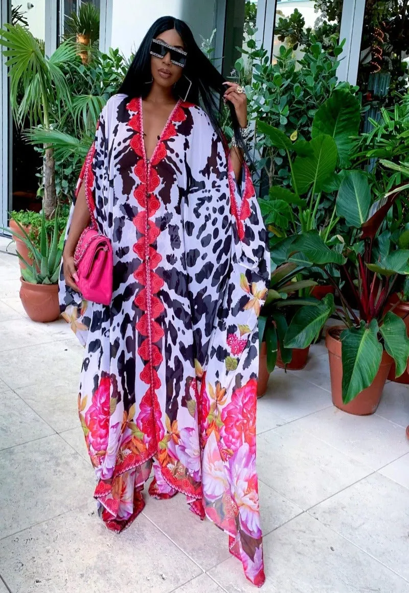 Shiba Goddess kaftan