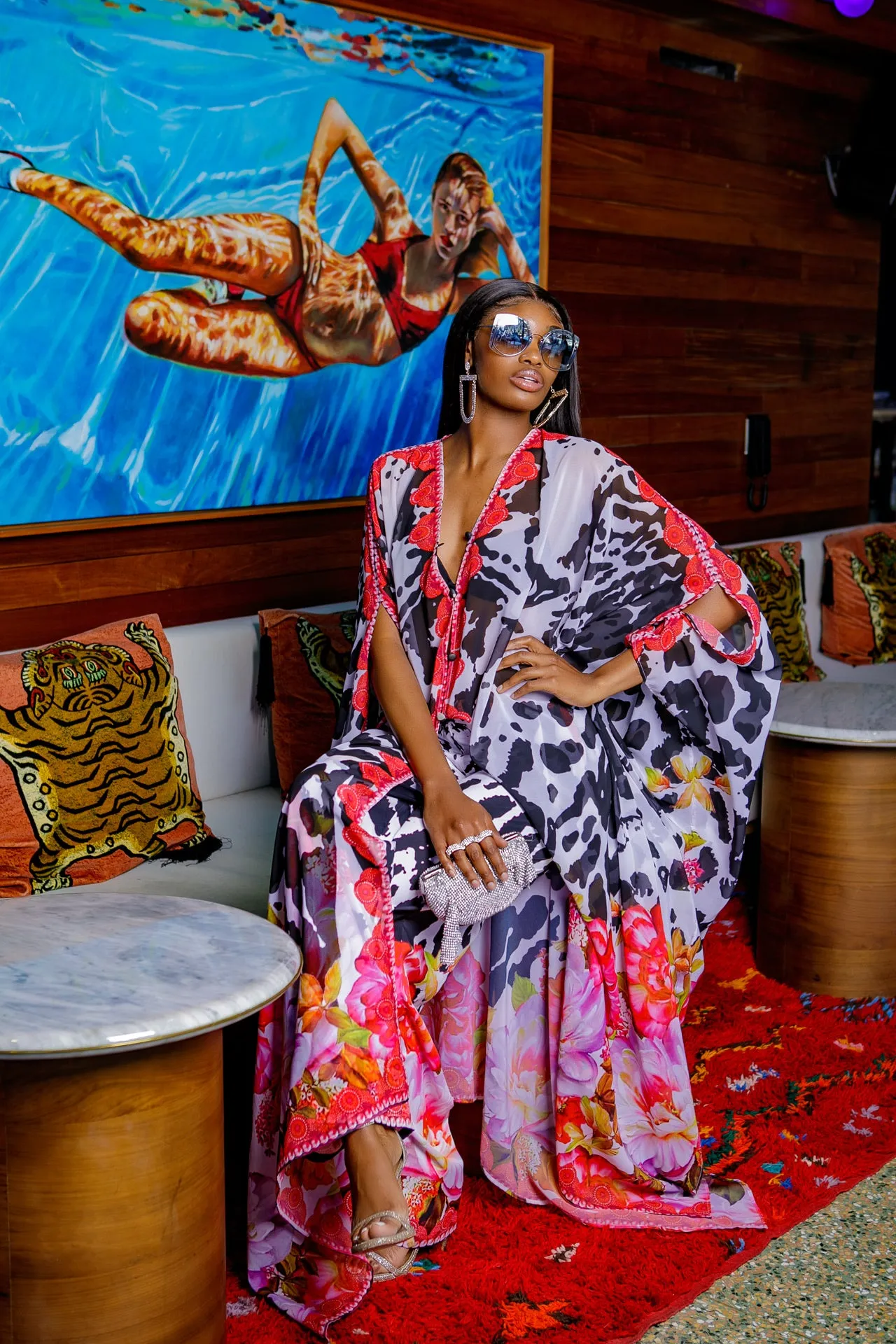 Shiba Goddess kaftan