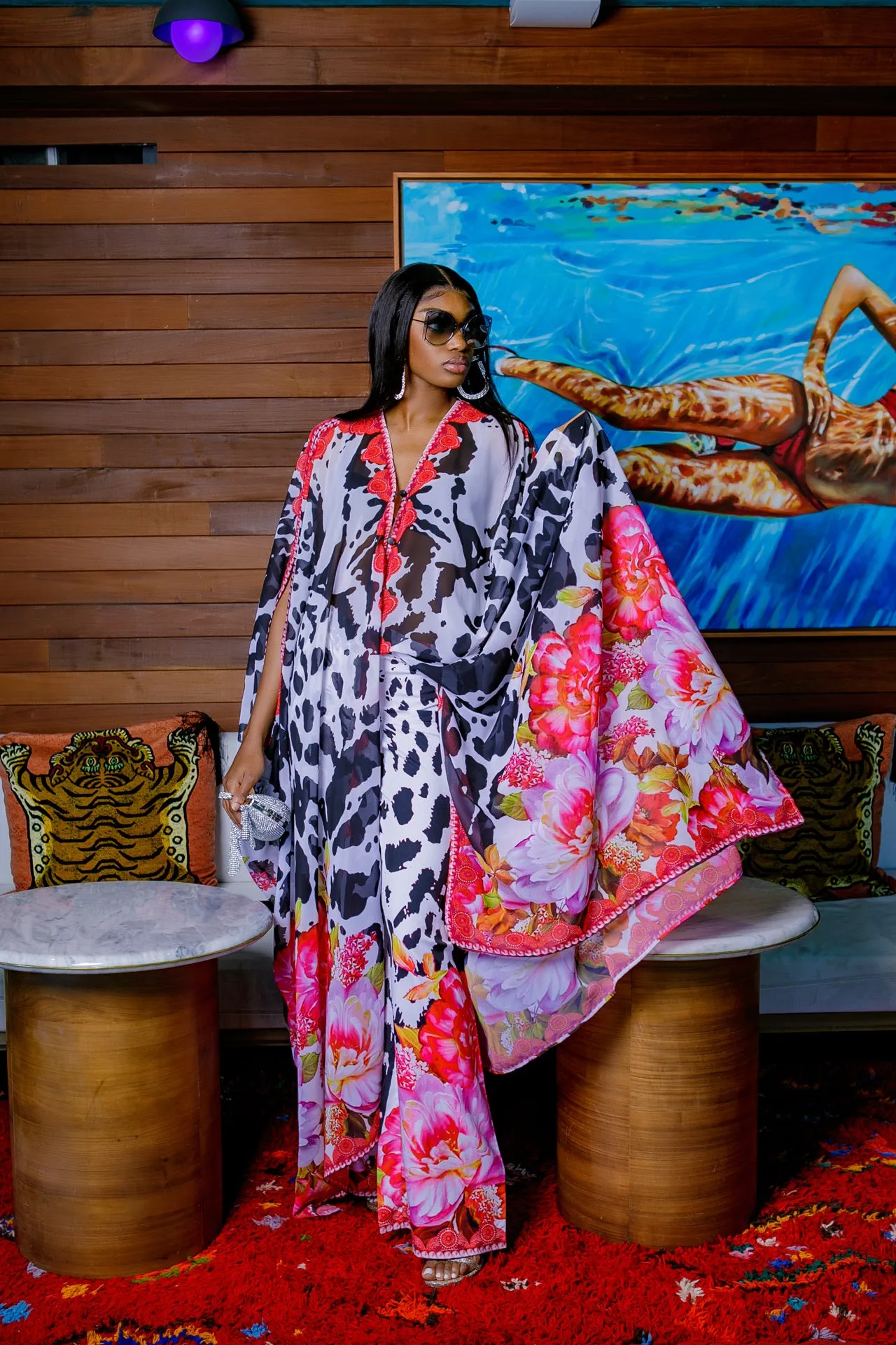 Shiba Goddess kaftan