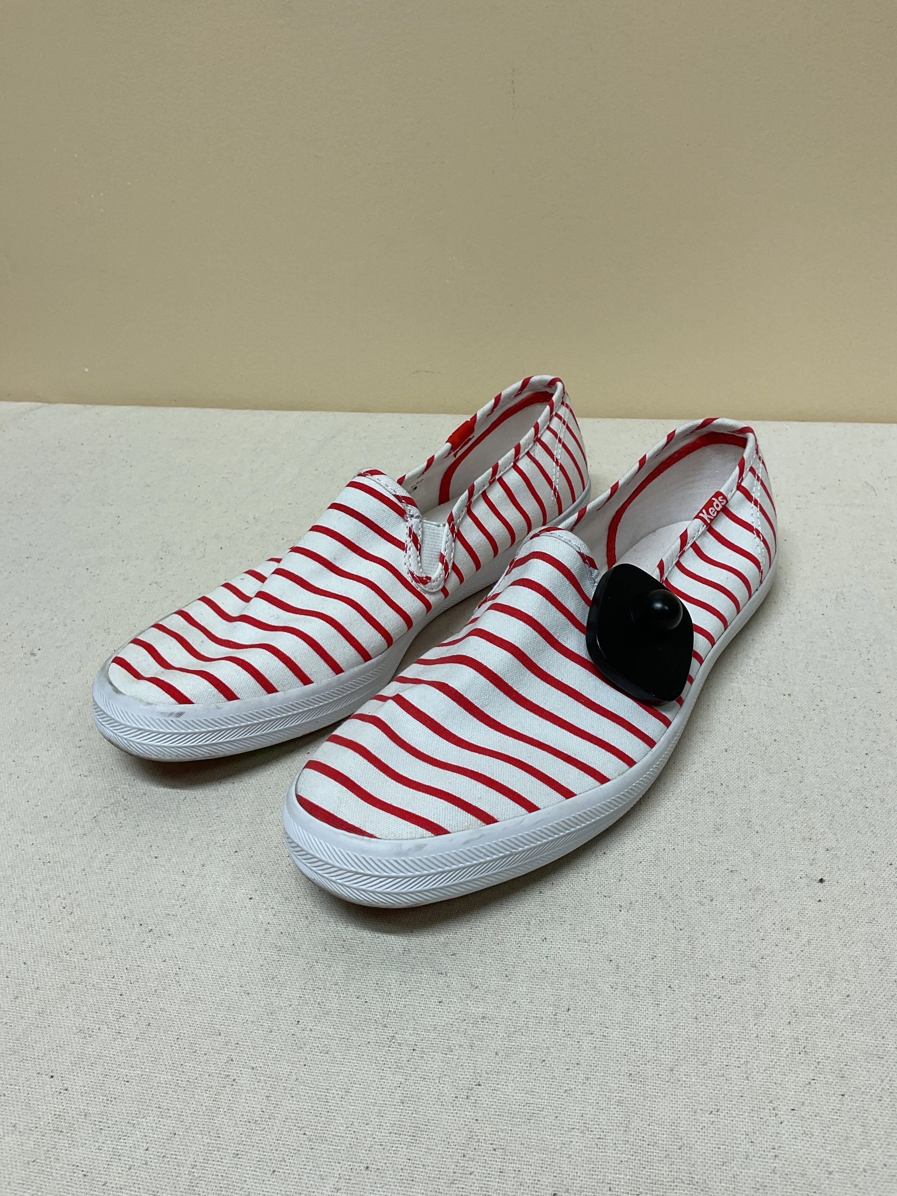 Shoes Flats By Keds In Striped Pattern, Size:9