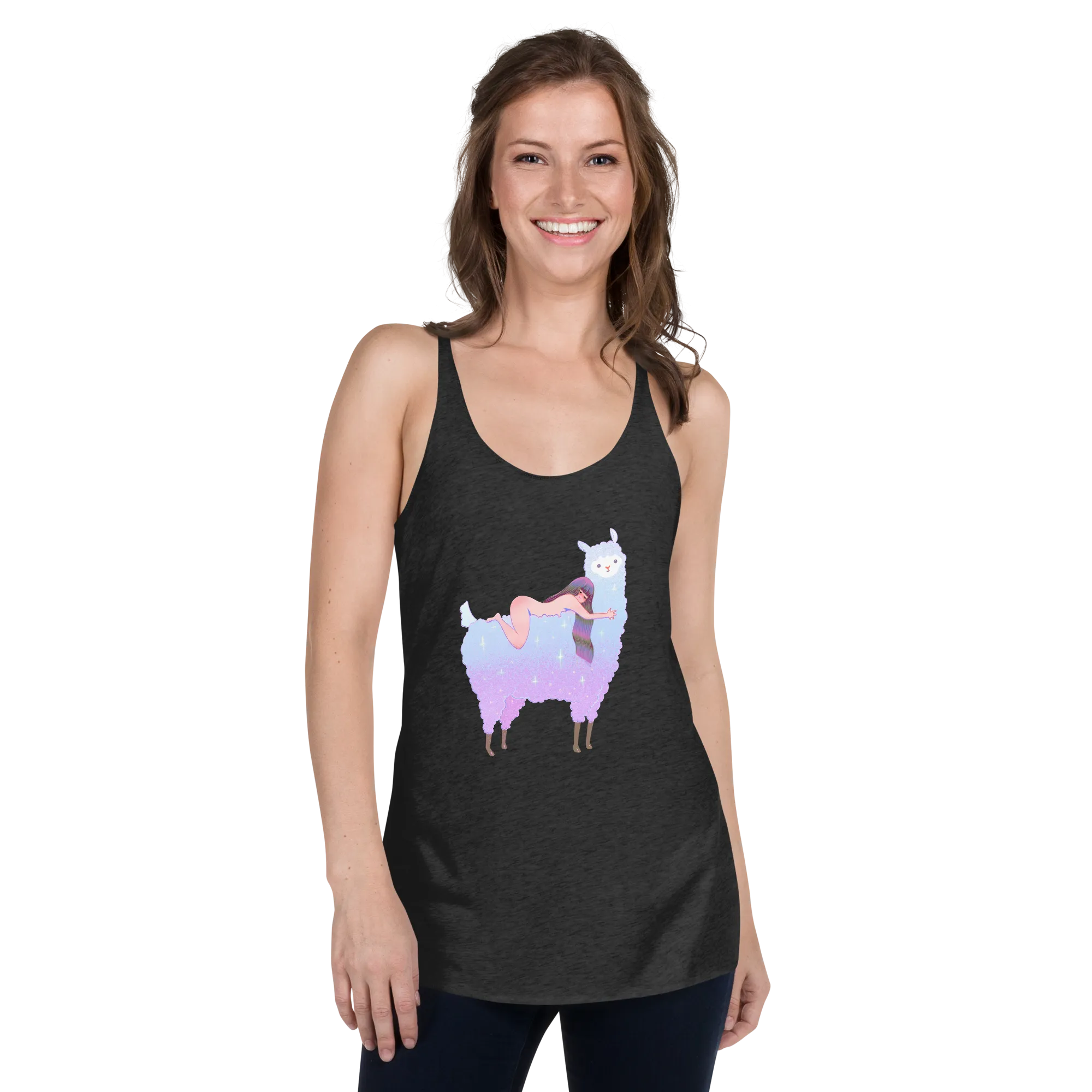 Sleepy by Jiangbrulant - Women's Racerback Tank