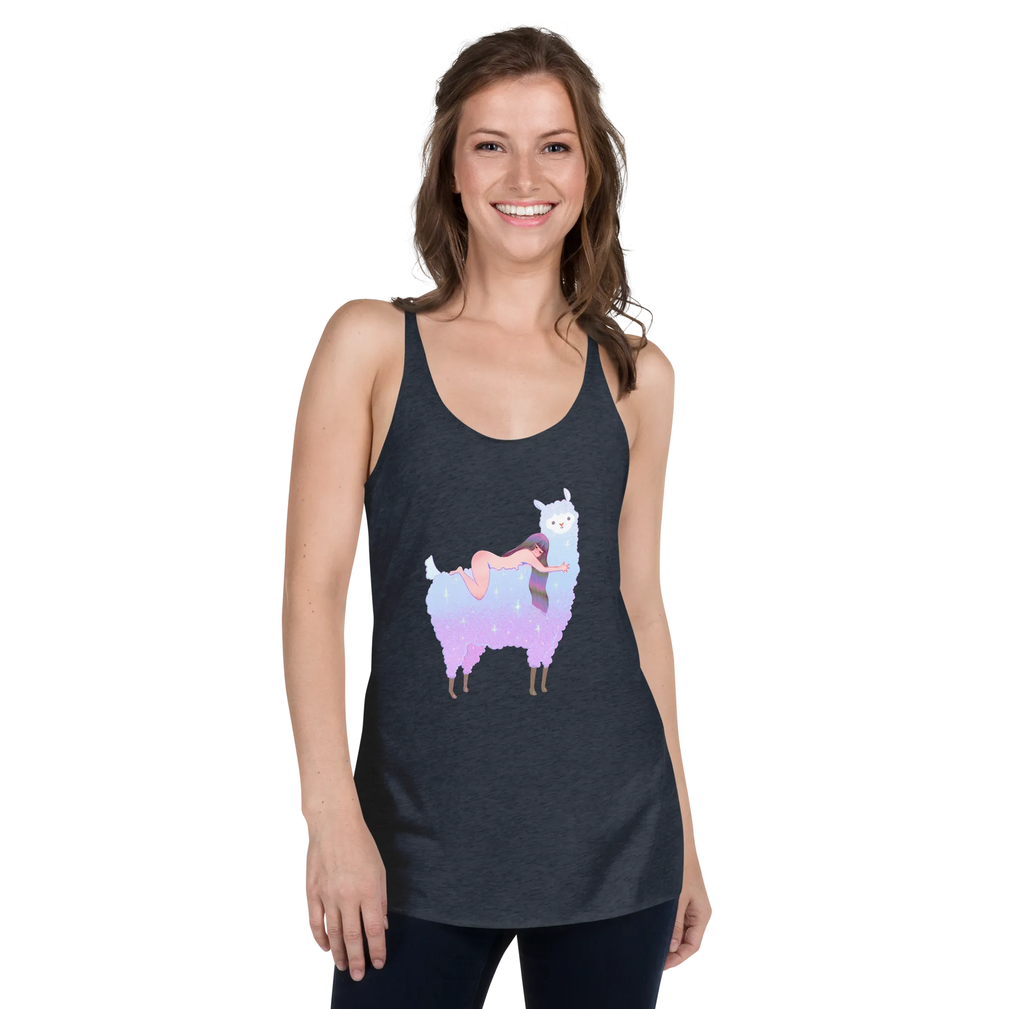 Sleepy by Jiangbrulant - Women's Racerback Tank