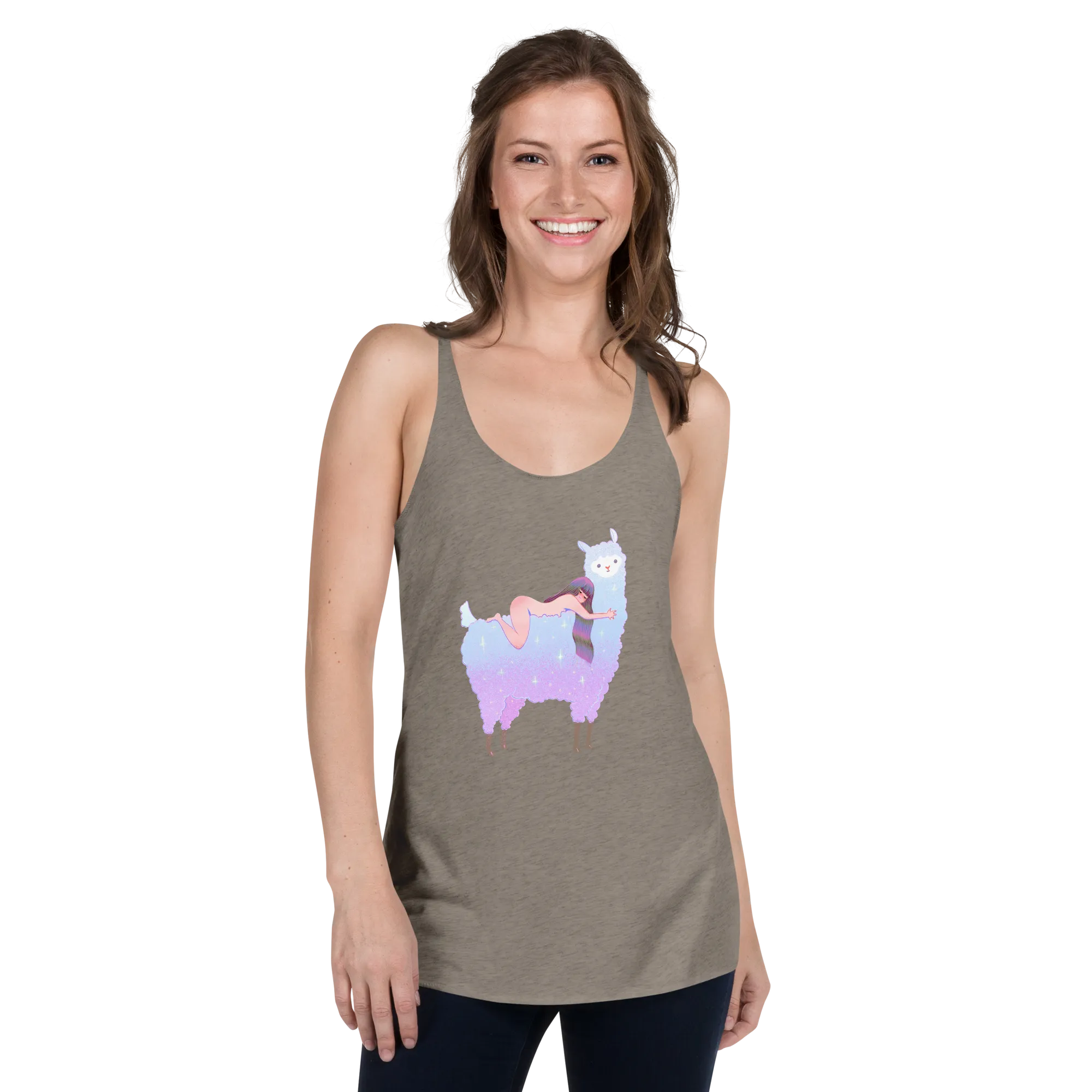 Sleepy by Jiangbrulant - Women's Racerback Tank