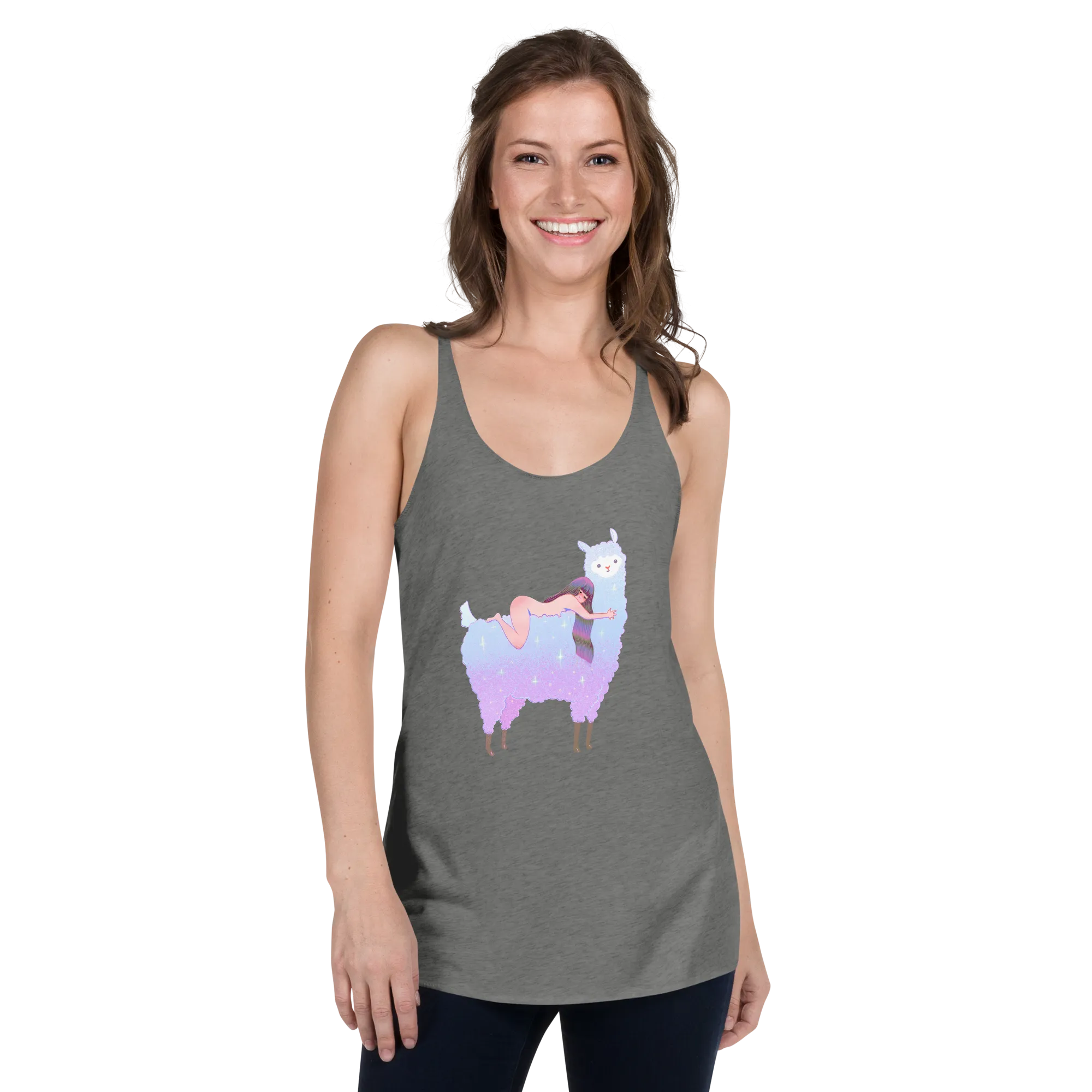 Sleepy by Jiangbrulant - Women's Racerback Tank