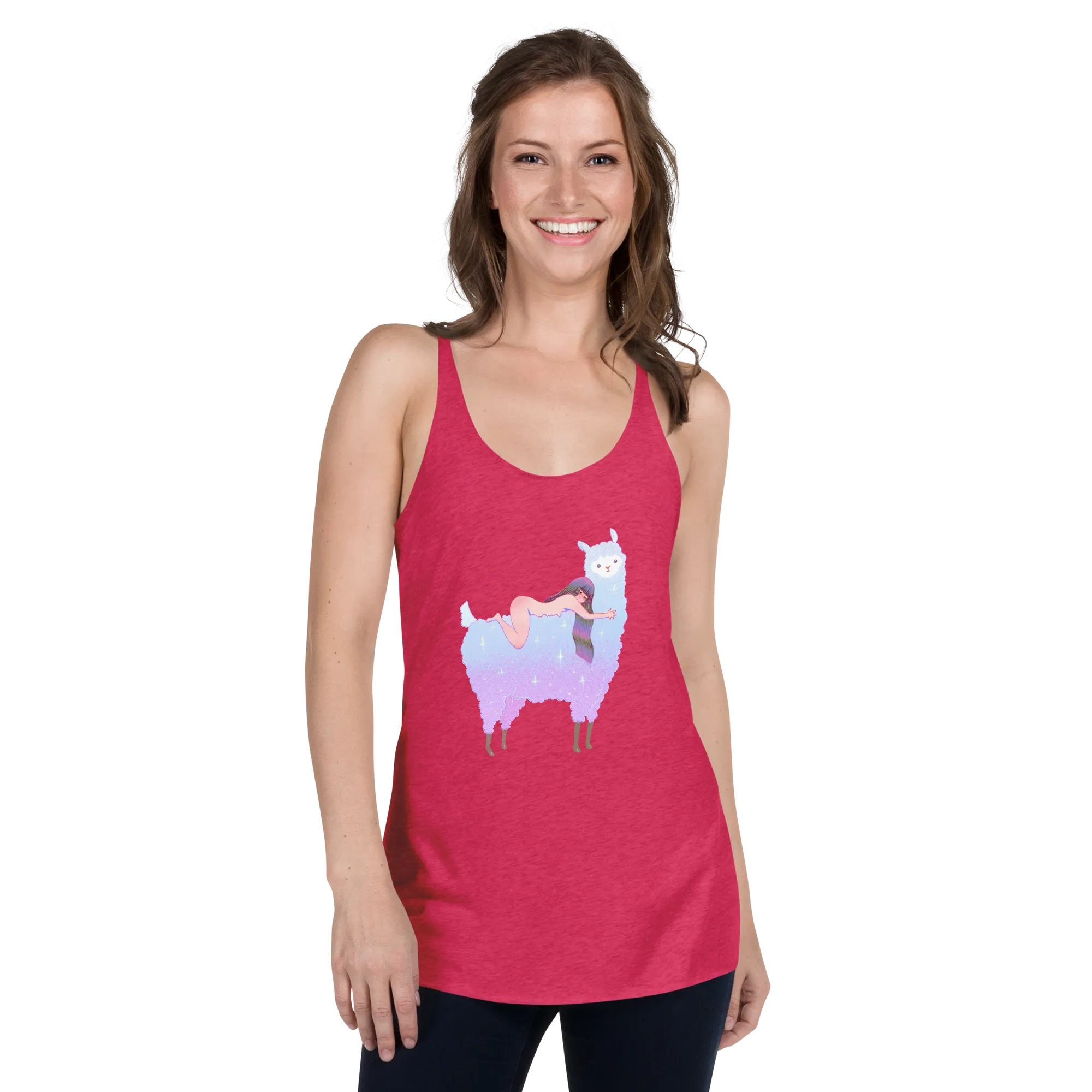 Sleepy by Jiangbrulant - Women's Racerback Tank