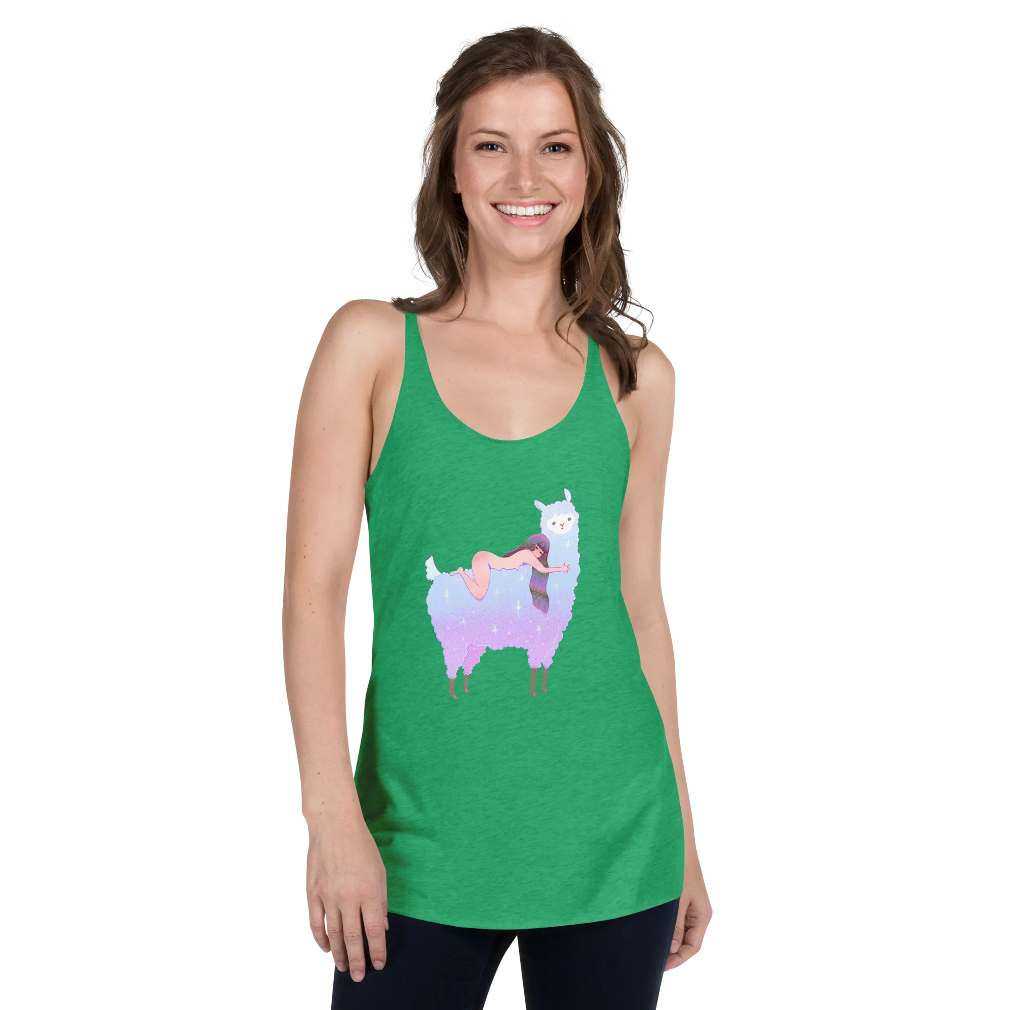 Sleepy by Jiangbrulant - Women's Racerback Tank