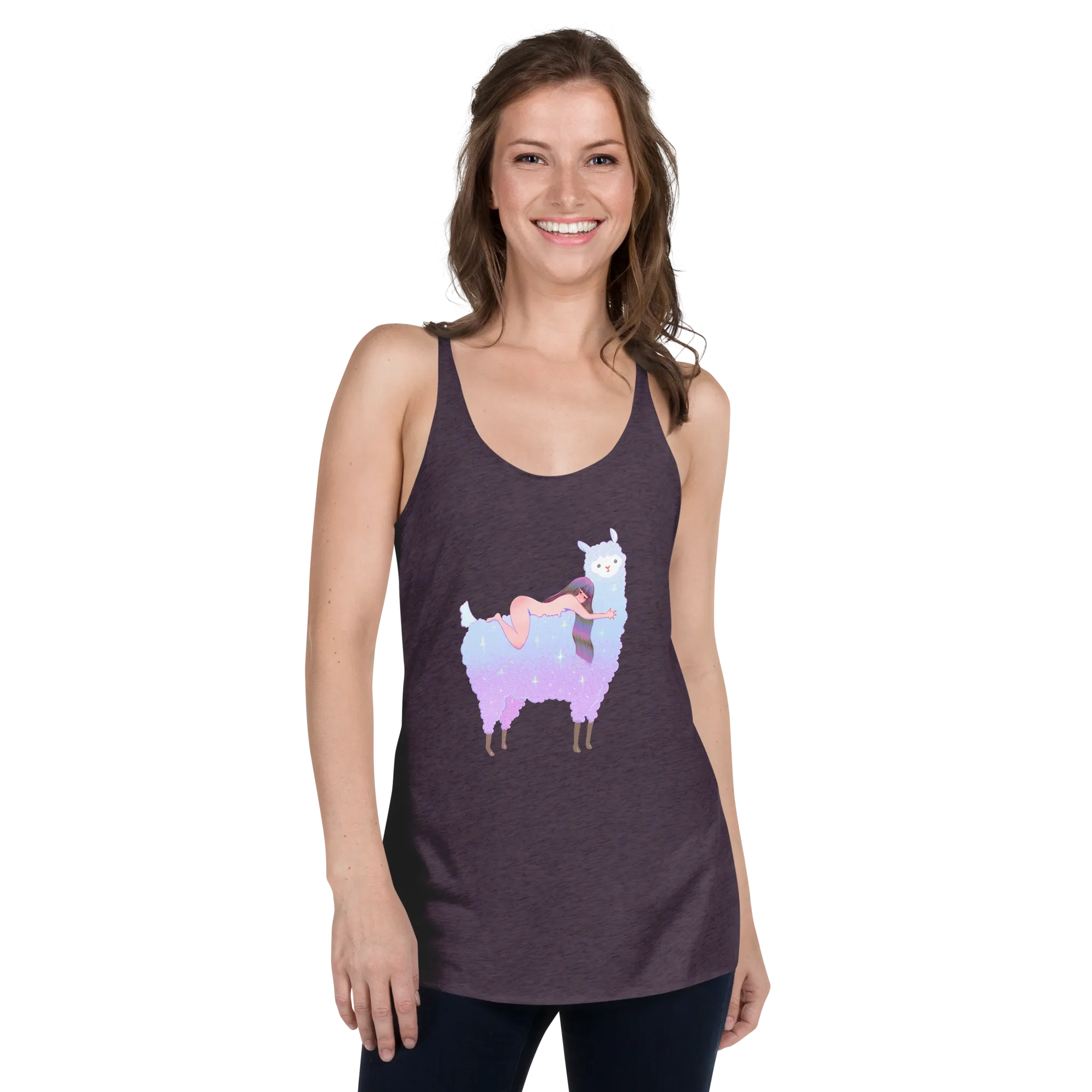 Sleepy by Jiangbrulant - Women's Racerback Tank