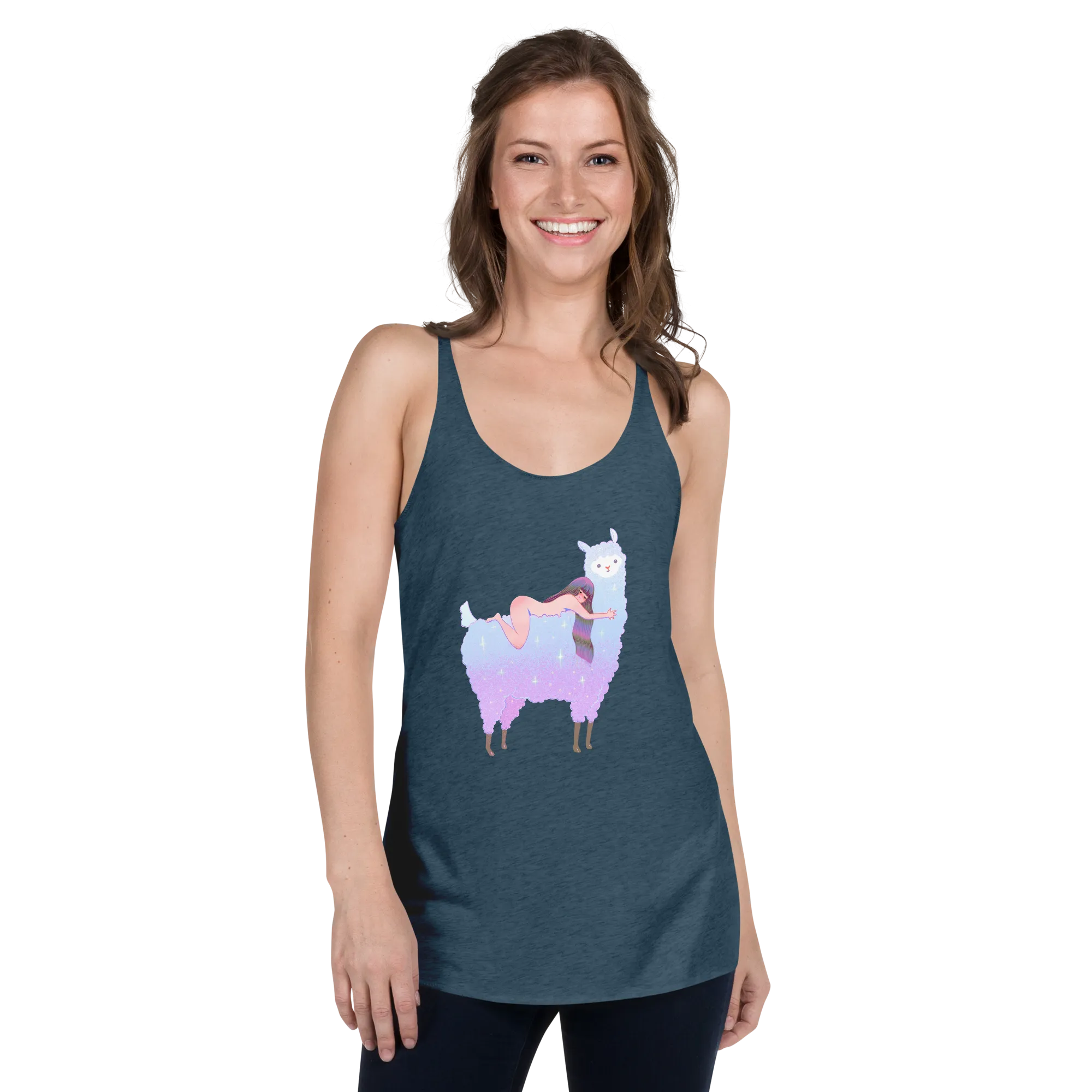 Sleepy by Jiangbrulant - Women's Racerback Tank
