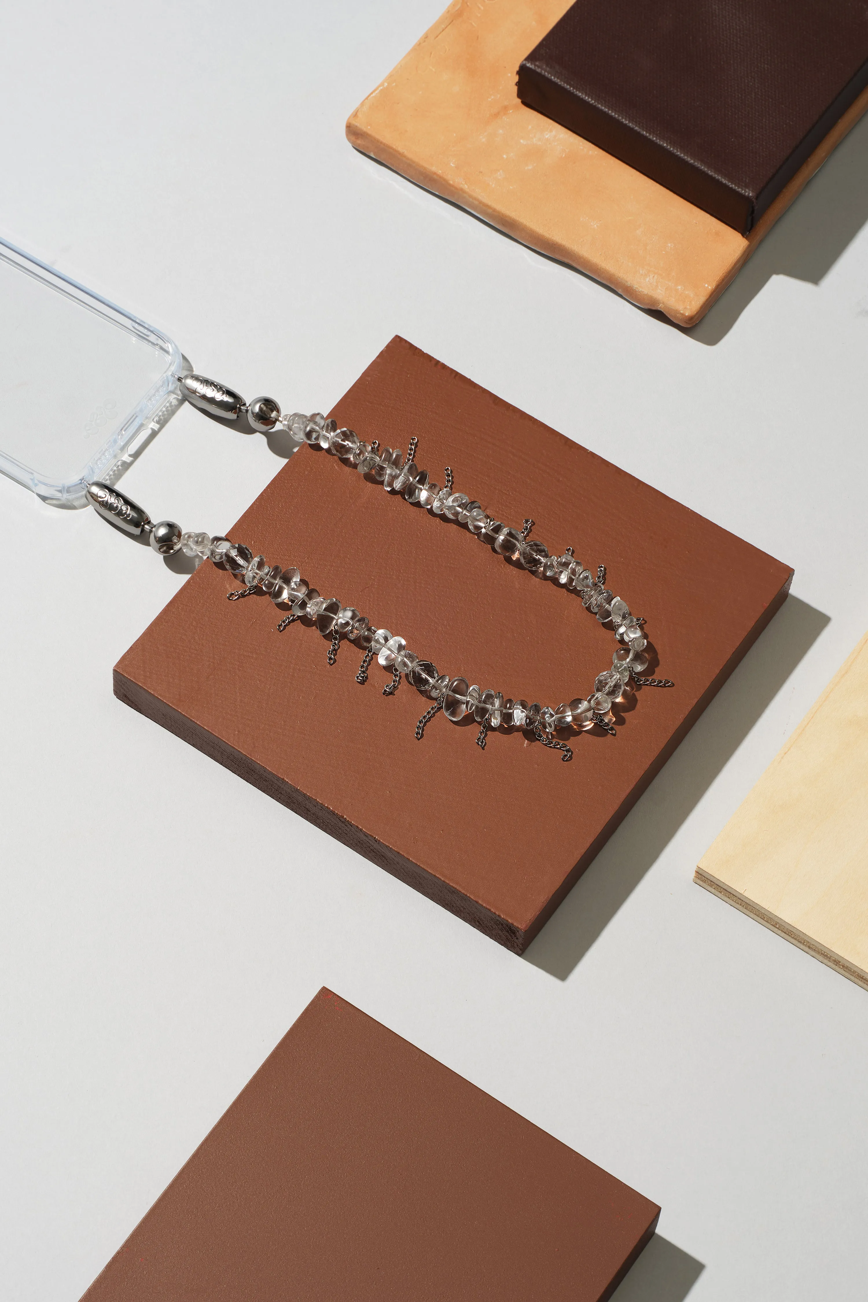 Stone And Fringe Wristlet