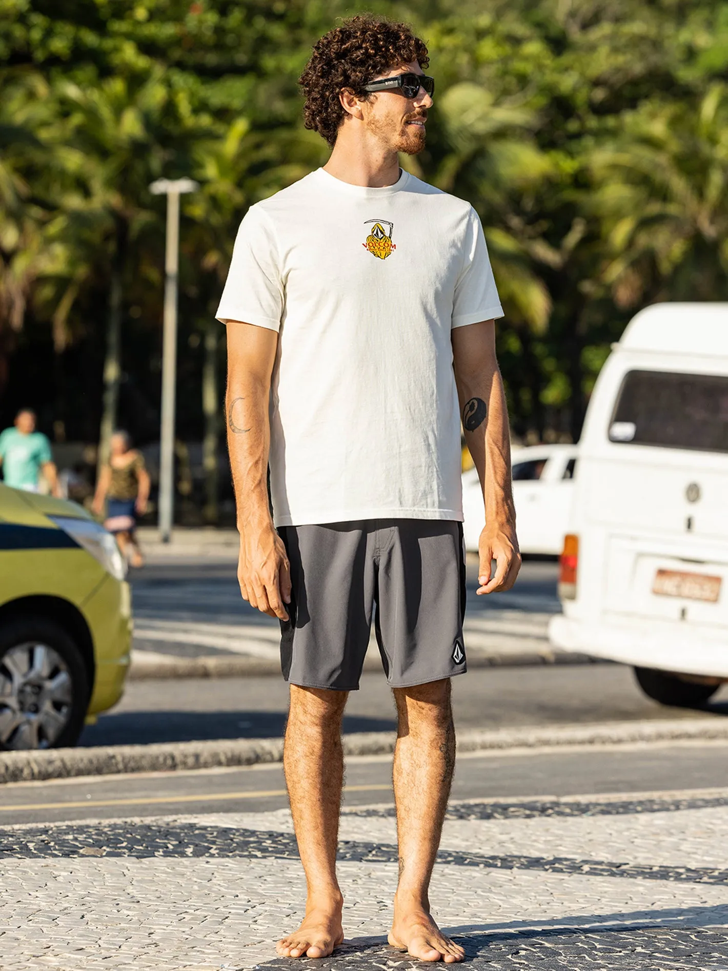 Surf Vitals Yago Dora Trunks - Black
