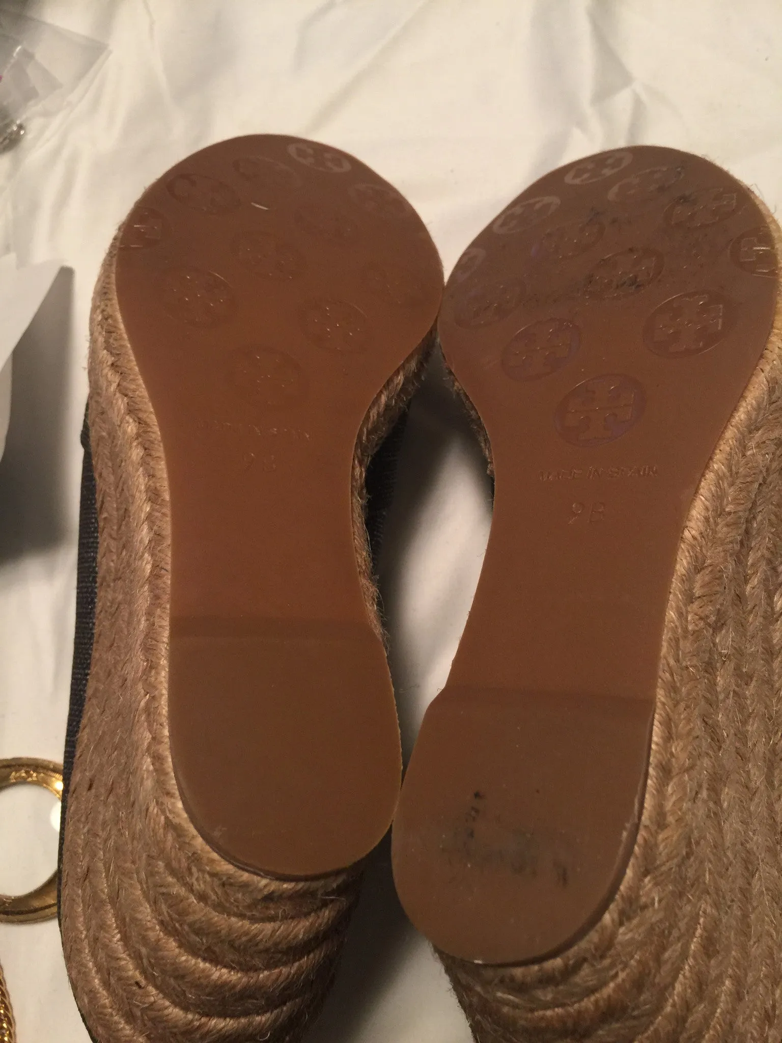 Tory Burch Grey Wedges