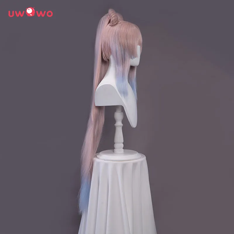Uwowo Genshin Impact Sangonomiya Kokomi Cosplay Wig 110cm Ponytail