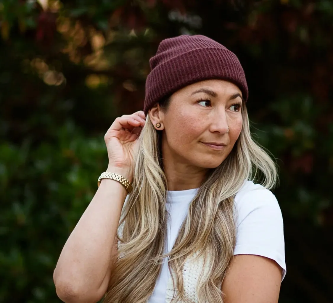 XS United Knit Beanie in Warm Cocoa: One Size fits most Teen/Adult